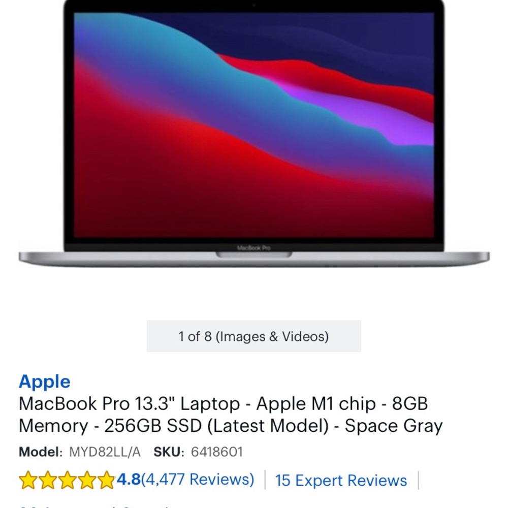MacBook Pro 2020 13.3 256 GB